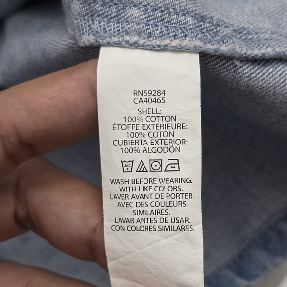 Girls Light Blue Cotton Denim Buttoned Overall Dress Size 12 NEW - Picture 6 of 11